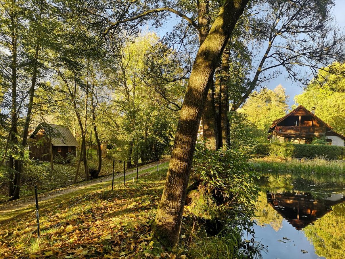Apartmány Červený Dvůr Chvalšiny Esterno foto